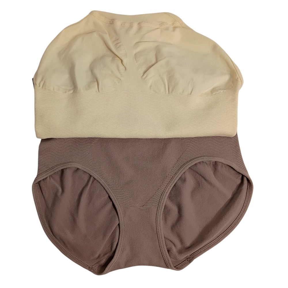 RBX Women's 2 Pack Seamless Ribbed Underwear Size Med (original 3 pk see note) - Picture 4 of 6